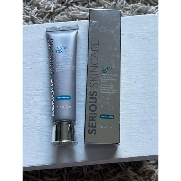 Serious Skincare Other - NIB Serious Skincare Insta TOX Instant Wrinkle Smoothing Serum Tightens Skin 0.7